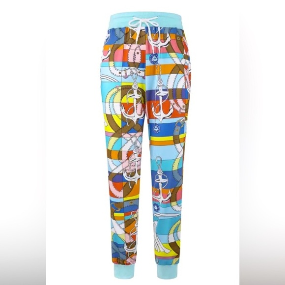 2 Pc: Sailor Print Pullover Sweatshirt w/Matching Drawstring Pants, NWOT - Picture 5 of 8